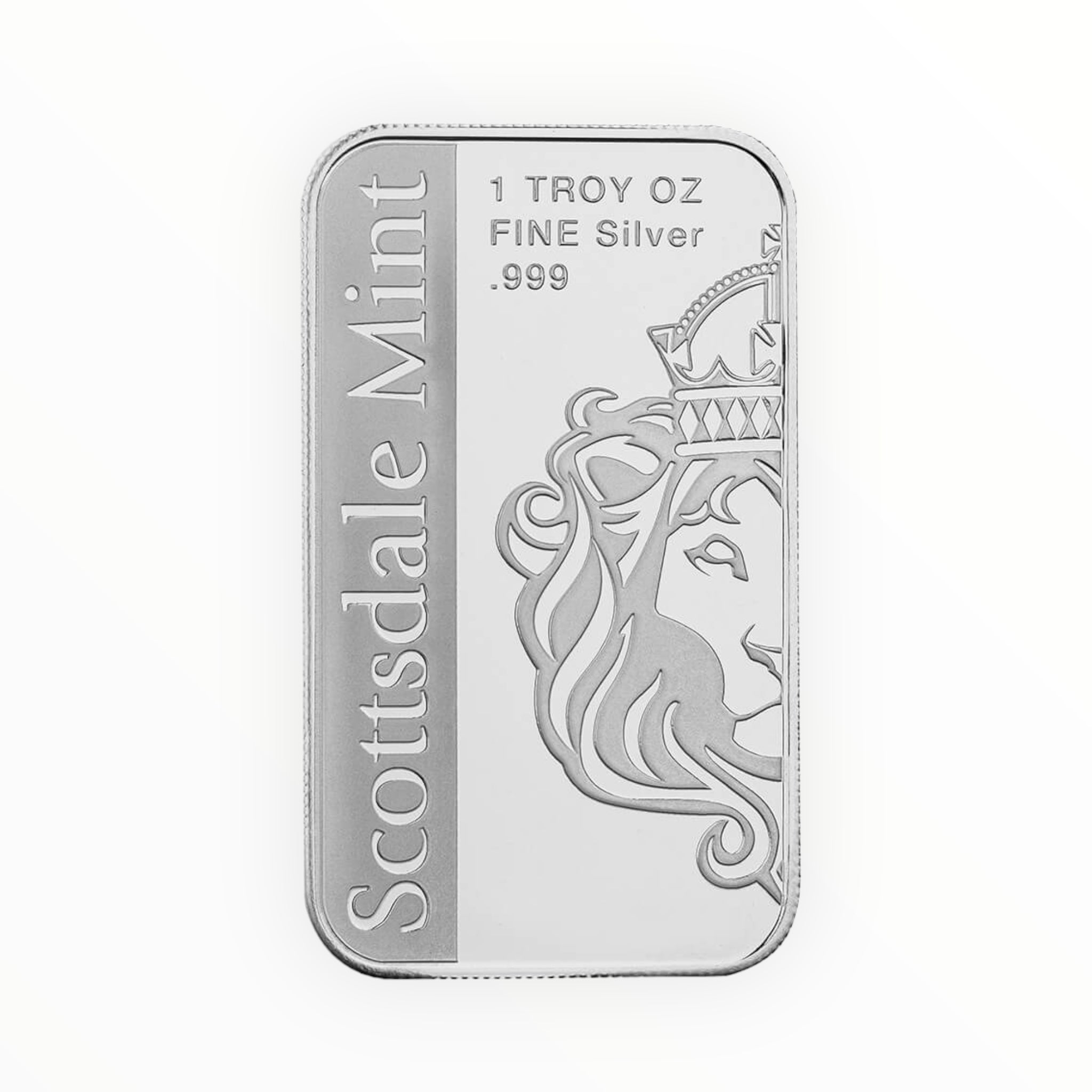1 oz Silver Color Bar - America Crossing the Delaware - Scottsdale Mint