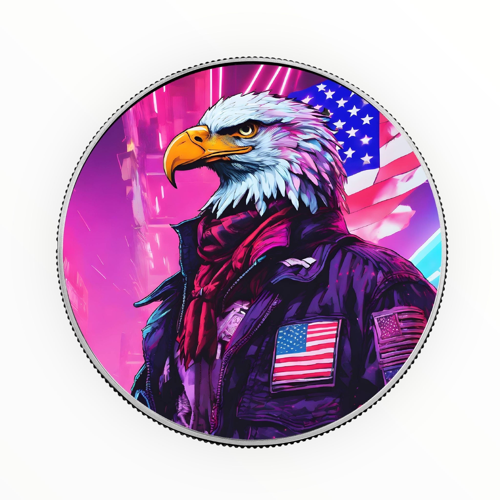 2024 U.S. Eagle Cyber President Trump Edition 1 oz Silver Coin